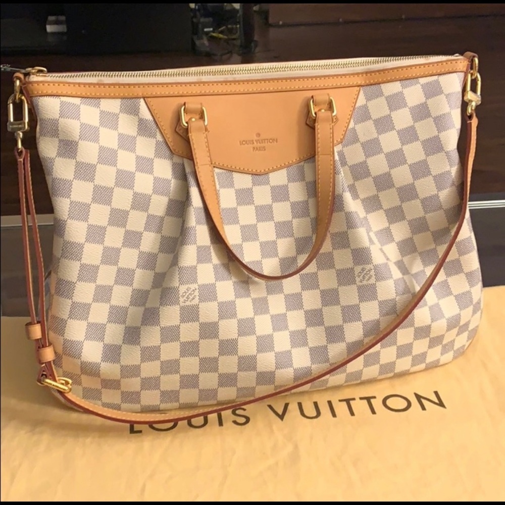 🔥S O L D🔥Louis Vuitton Damier Azur Siracusa GM